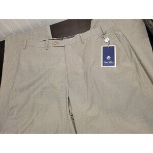 NWT Sean John Fine Tailoring Men's Dress Pants - 36x30 - Tan Flat Front
